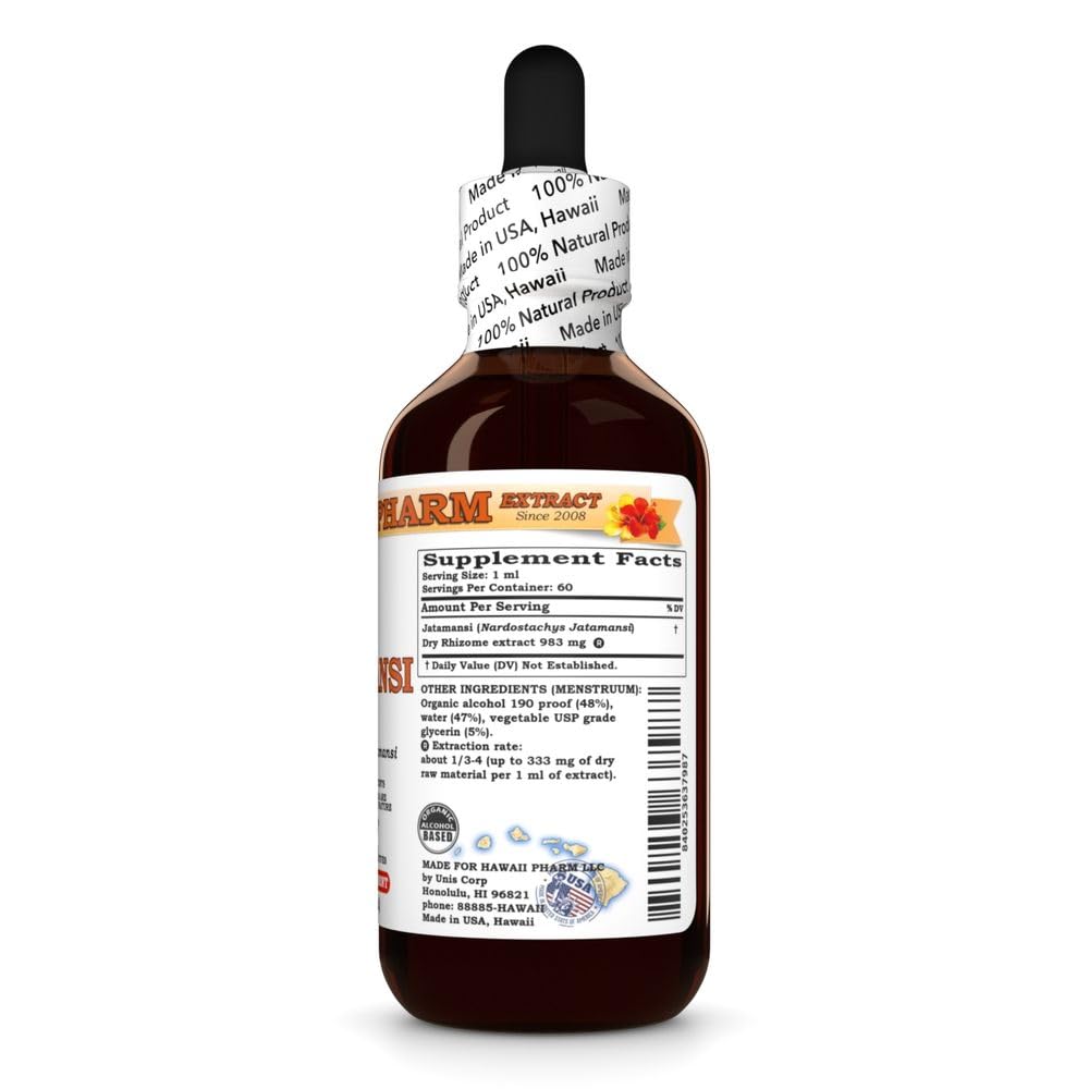 Hawaii Pharm Jatamansi (Nardostachys jatamansi) Rhizome Liquid Extract