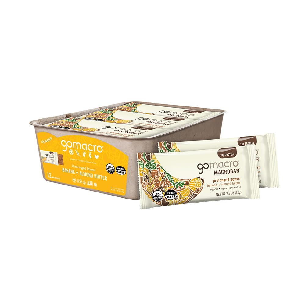 GoMacro MacroBar Organic Vegan Protein Bars