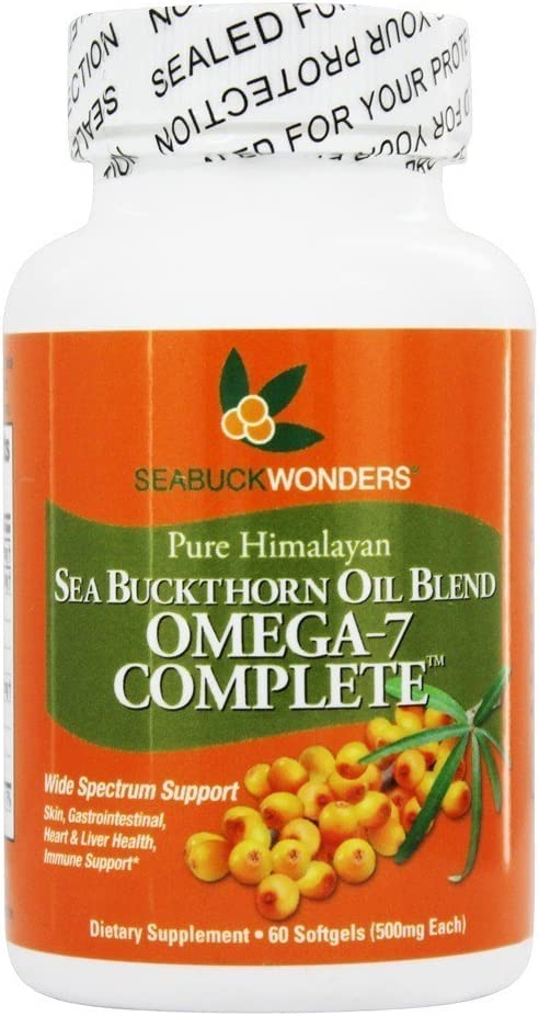 SEABUCKWONDERS Omega-7 Complete Sea Buckthorn Oil - 60 Softgels