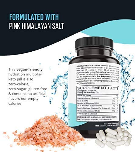 Total Hydration Electrolyte Capsules, Low Carb - 100 Count - image 6