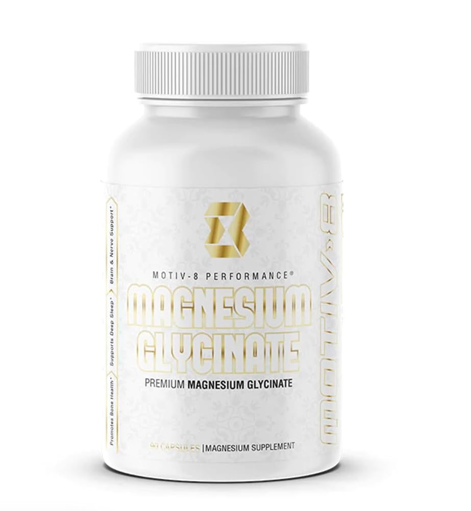 Motiv-8 Magnesium Glycinate 500 mg Sleep Support - 180 Vegetarian Capsules