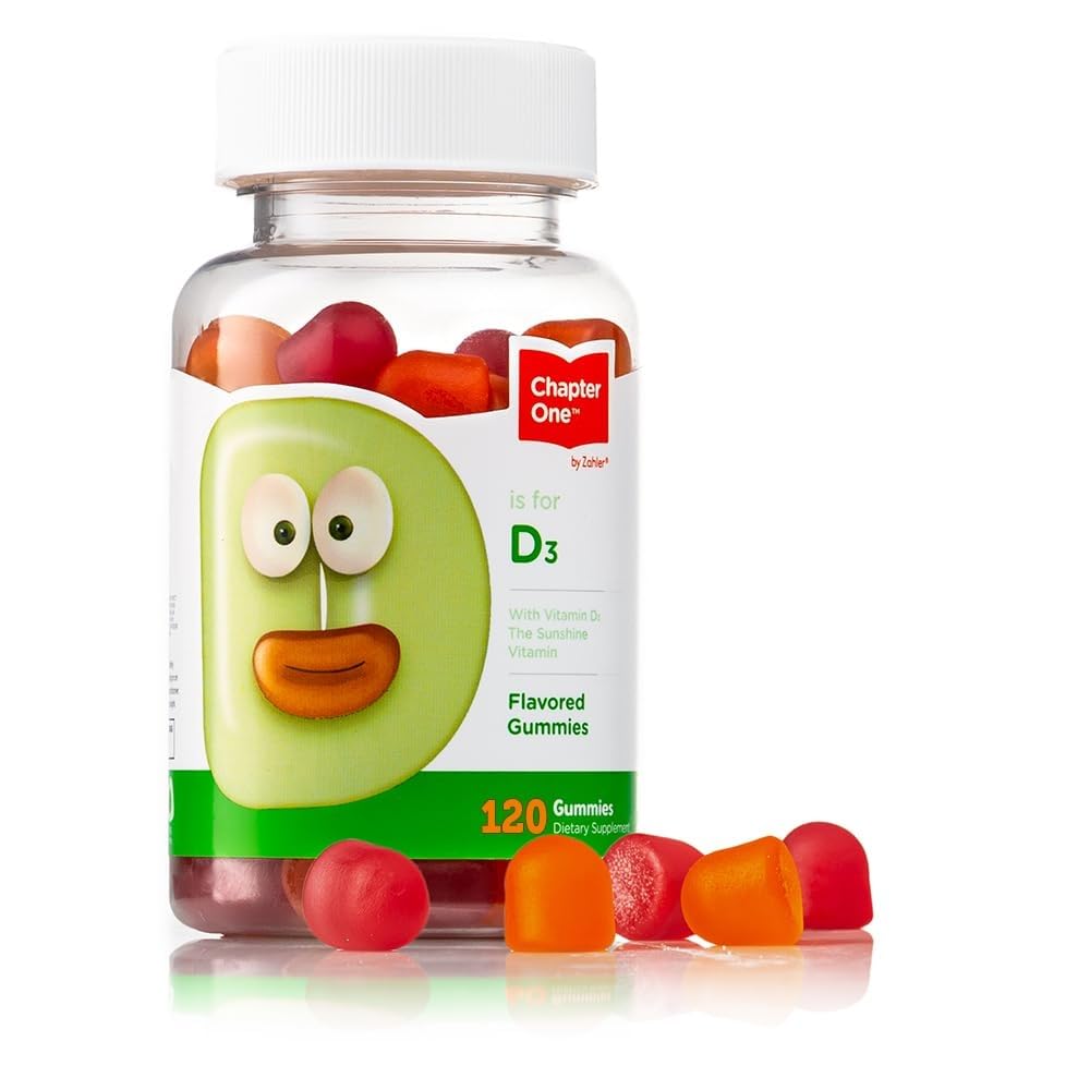 Zahler Chapter One Vitamin D3 1000 IU Gummies - 120 Count