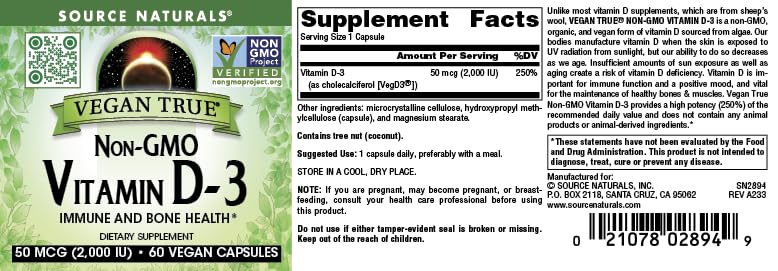 Source Naturals Vegan True