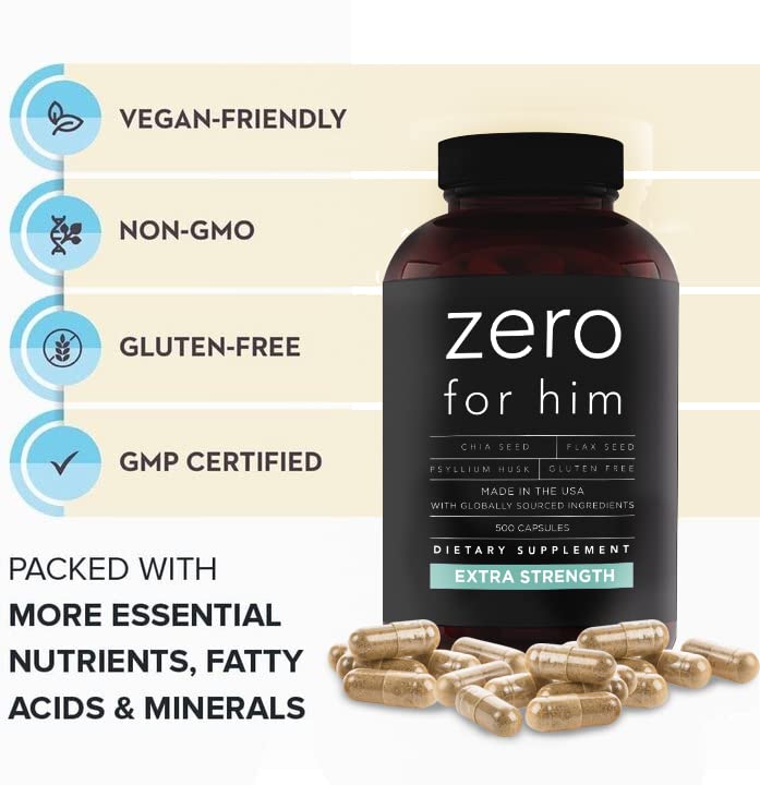 California Basics Zero for Him Fiber Supplement for Men (150caps)