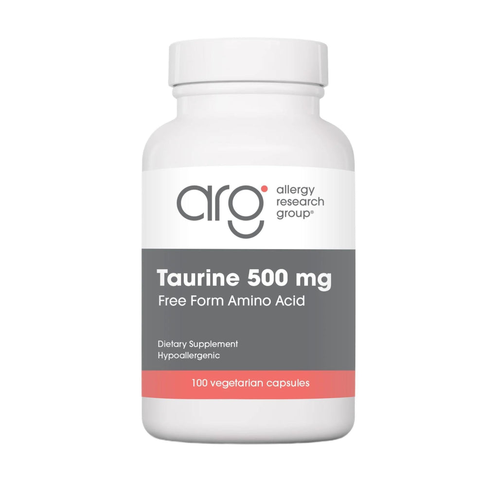 Allergy Research Group Taurine 500 mg Amino Acid - 100 Capsules
