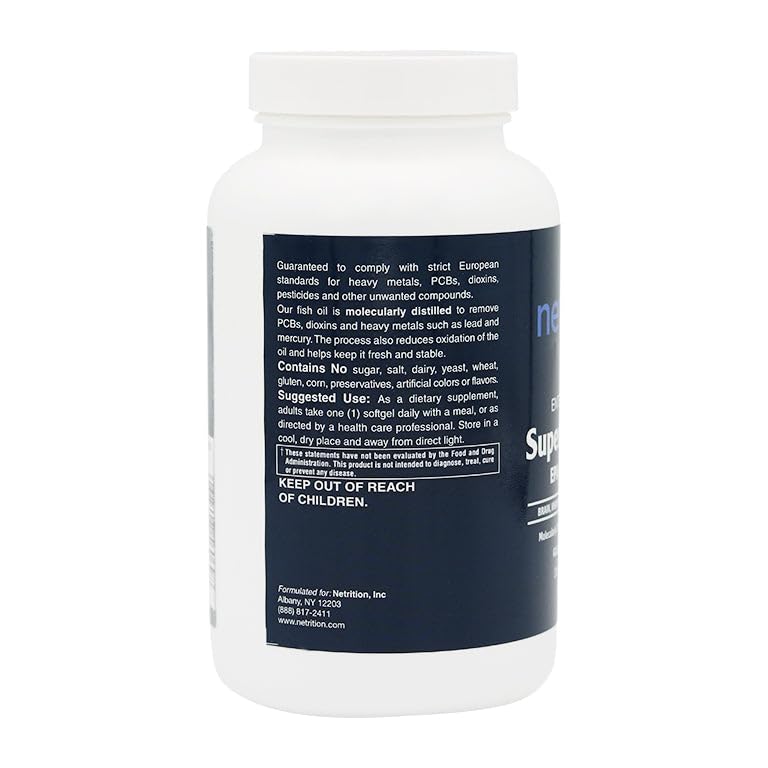 Netrition Enteric-Coated Super Omega-3 EPA + DHA - 120 Softgels - image 3