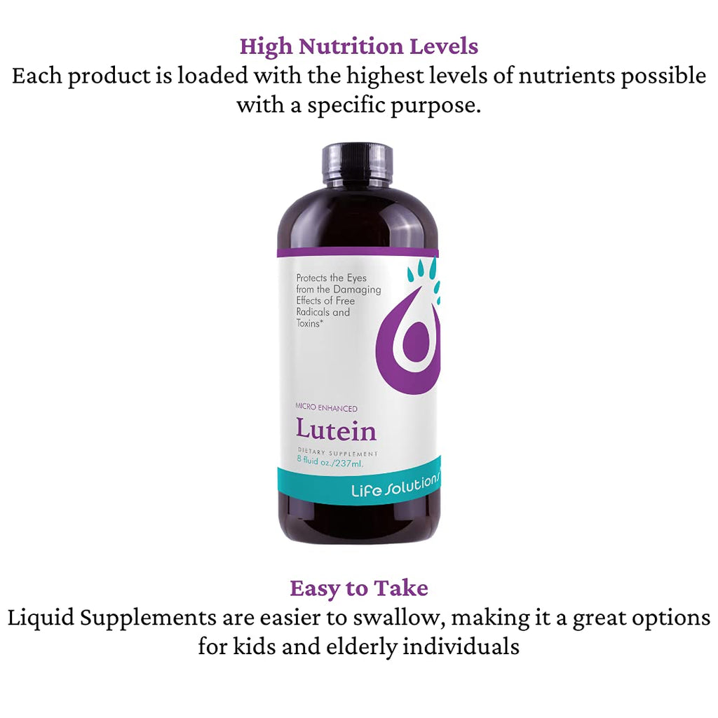 Life Solutions Lutein for Eyes 10mg - 8 fl oz - image 7