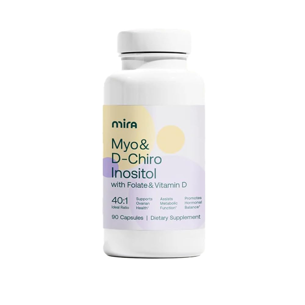 Mira PCOS Supplement Inositol for Hormonal Balance - 90 Capsules