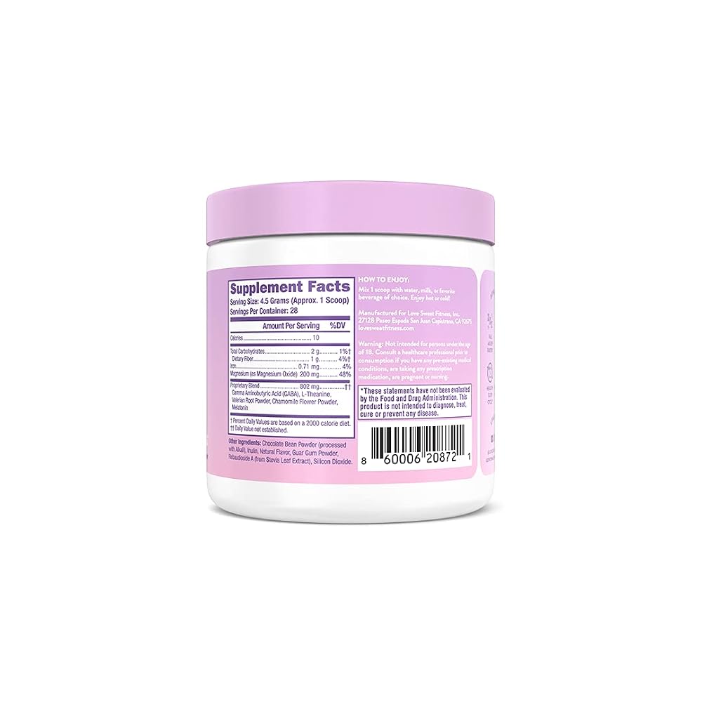 Love Sweat Fitness Sleep Support Magnesium Powder - 28 Servings - image 7