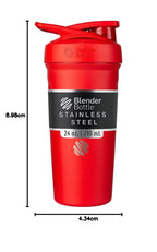 BlenderBottle Sport Flip Stainless Steel Shaker Bottle