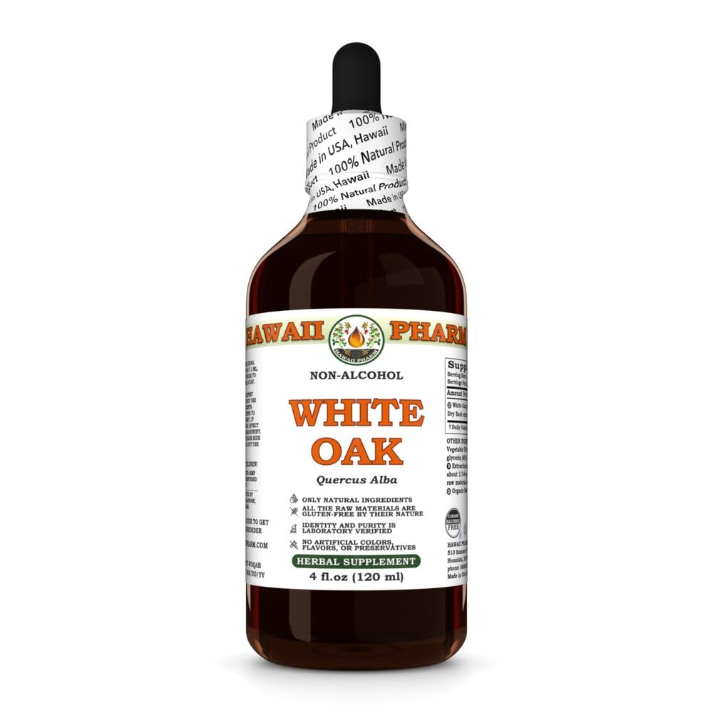 Hawaii Pharm White Oak (Quercus alba) Bark Alcohol-Free Extract