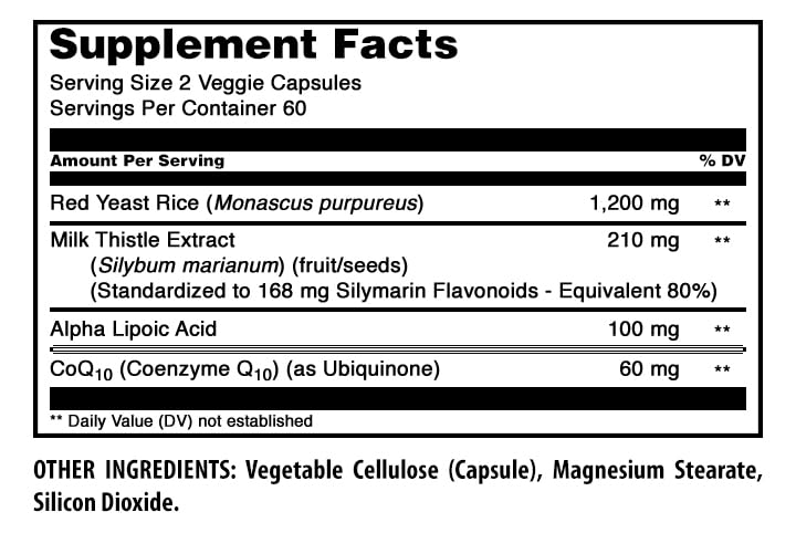 Amazing Formulas Red Yeast Rice Complex 1570 mg per Serving