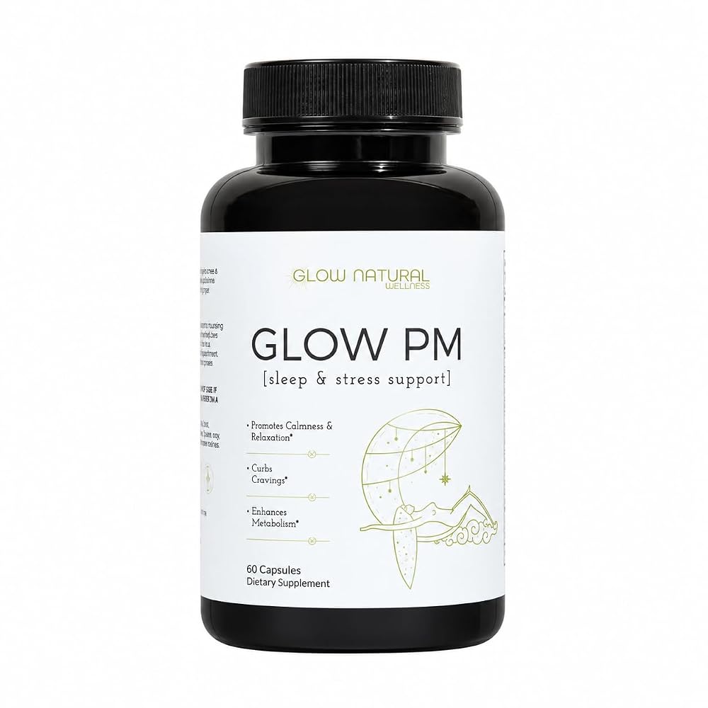 Glow Natural Wellness Glow PM Sleep Supplement - 60 Capsules