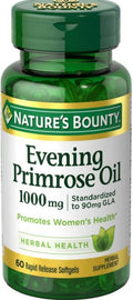 Nature's Bounty Evening Primrose Oil 1000mg - 180 Softgels