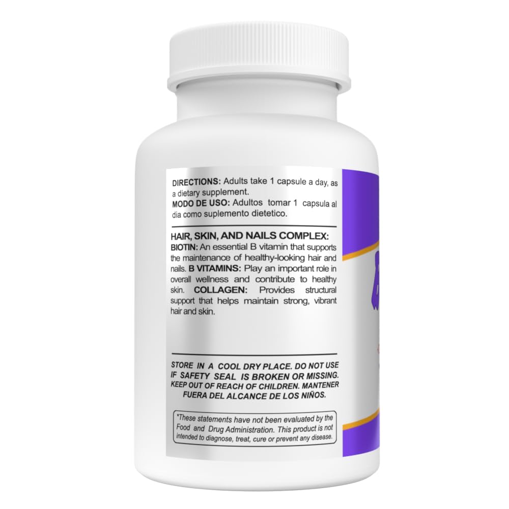 Sunshine Naturals Biotin. 5000 mcg. 90 Capsules
