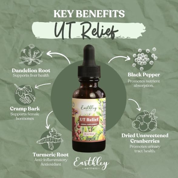 Earthley Wellness UT Relief Urinary Tract Health Liquid - 2 oz - image 3