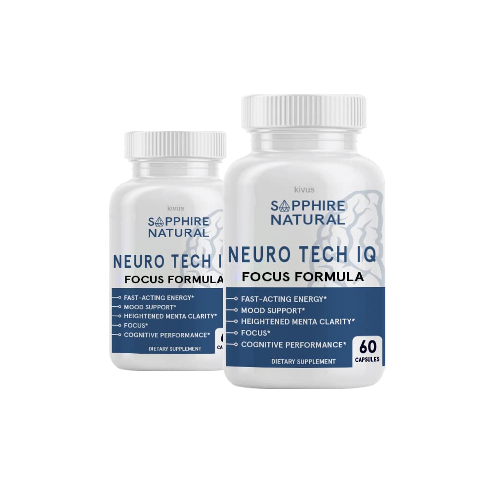 Kivus Neuro Tech IQ Capsules - 120 Capsules (2 Pack)