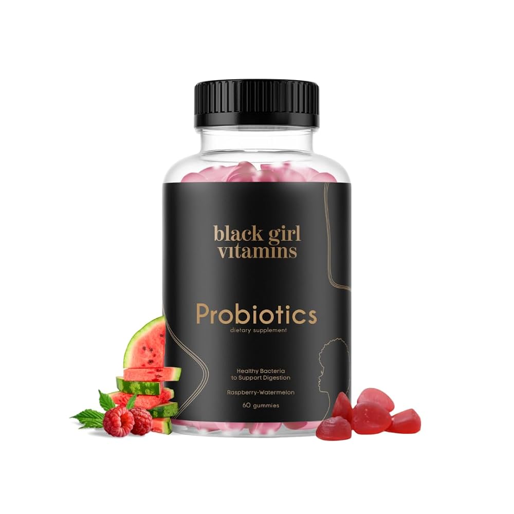 Black Girl Vitamins Probiotic Gummies for Digestive Health - 60ct