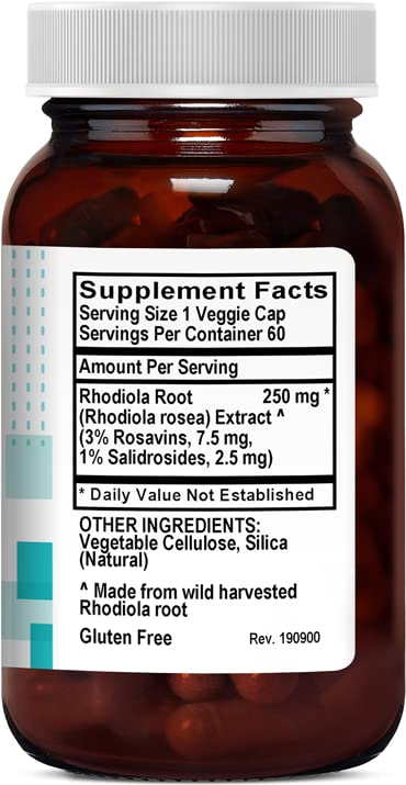 Kovite Standardized Rhodiola Rosea Root 250 mg - 60 Vegetable Capsules - image 4