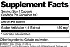 Terravita Globe Artichoke 4:1-450 mg (100 Capsules, ZIN: 520257) - image 4