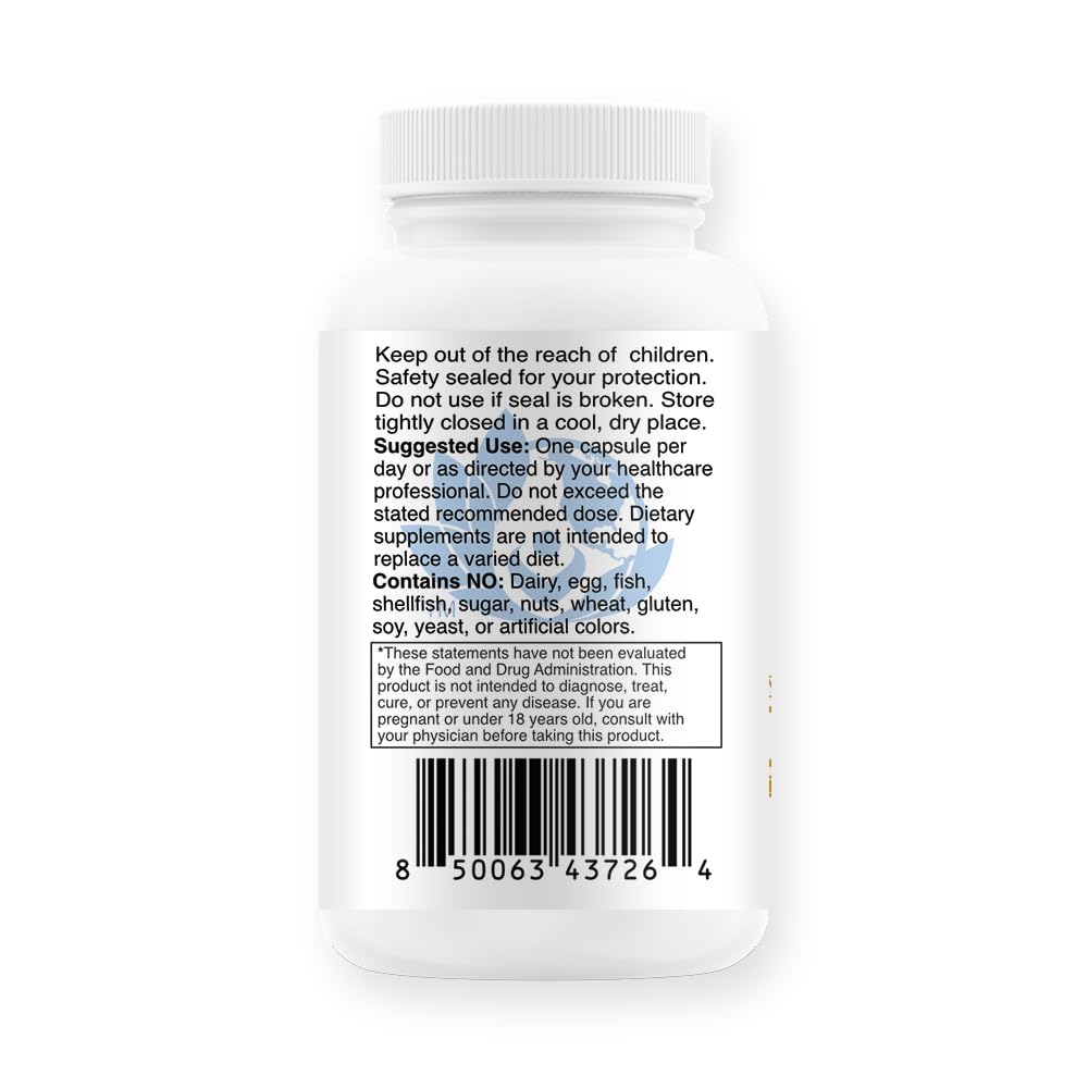 EcoIntegratives Turmeric Curcumin Complex - 100 Vegetable Capsules - image 3