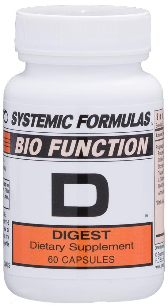 Systemic Formulas Bio Function #17 D Digest - 60 Capsules