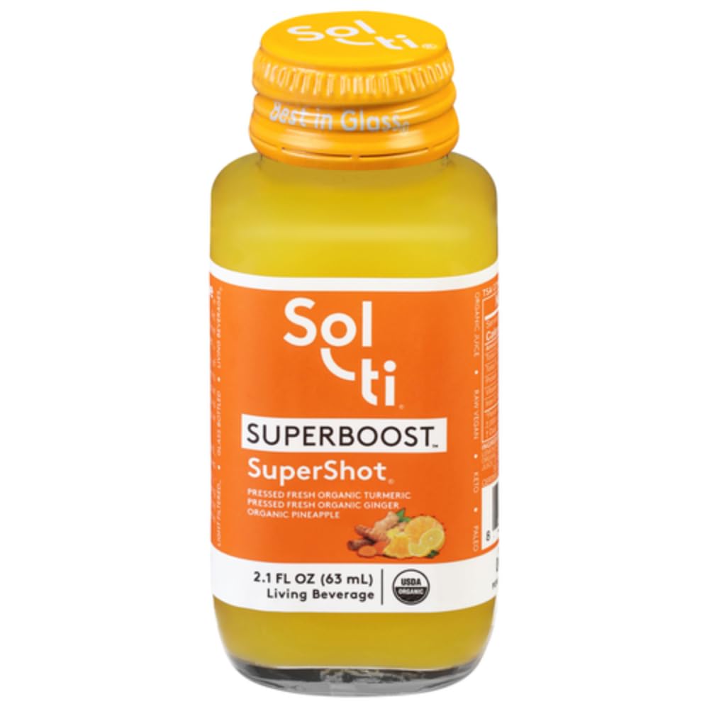 Sol-ti Organic SuperBoost SuperShot Whole Body Support - 12 Pack
