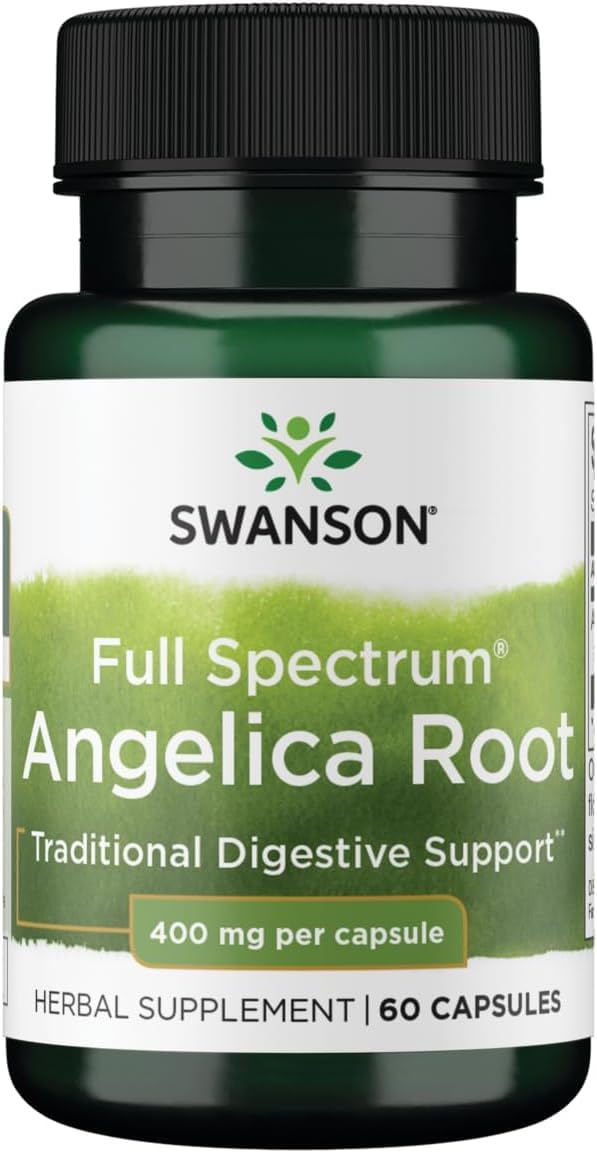 Swanson Full Spectrum Angelica Root 400 mg - 60 Capsules
