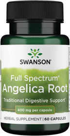 Swanson Full Spectrum Angelica Root 400 mg - 60 Capsules