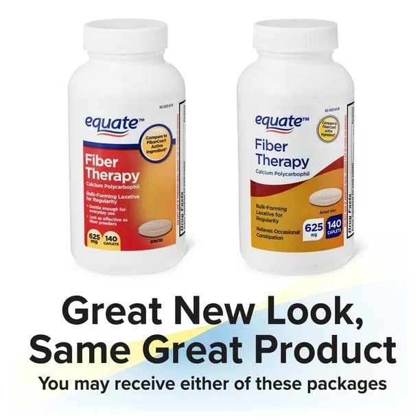 ikj Fiber Therapy Calcium Polycarbophil Caplets 625 mg - 140 Count - image 3