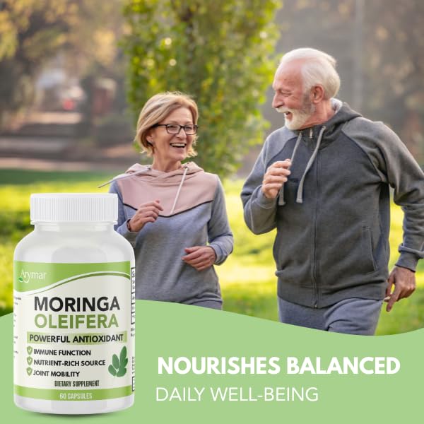 Arymar Moringa Oleifera 630mg - 60 Capsules - image 4