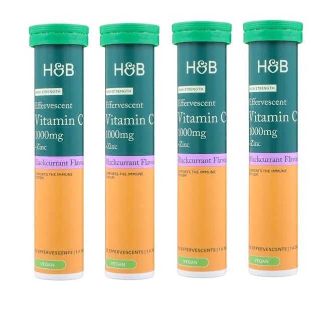Generic Holland and Barrett Vitamin C & Zinc Effervescent Tablets - 80 Tablets