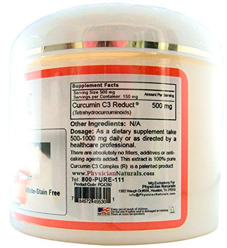 Physician Naturals Curcumin C3 Reduct Powder - 75 Grams - image 2