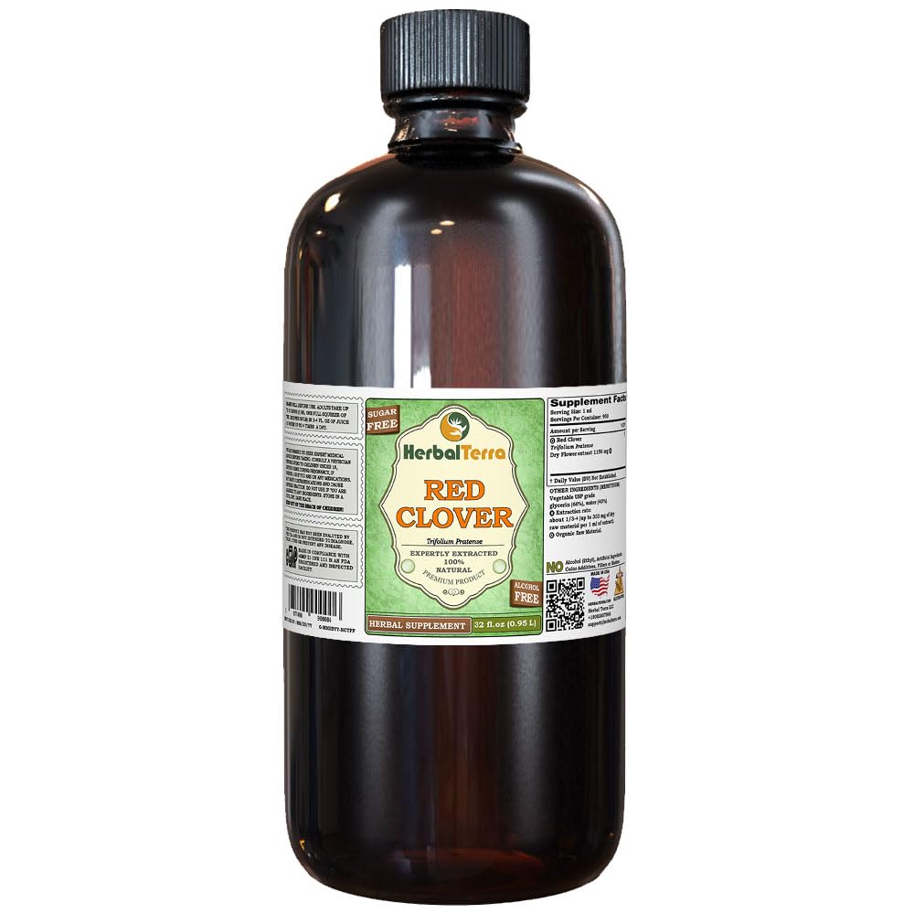 Herbal Terra LLC Red Clover (Trifolium Pratense) Tincture