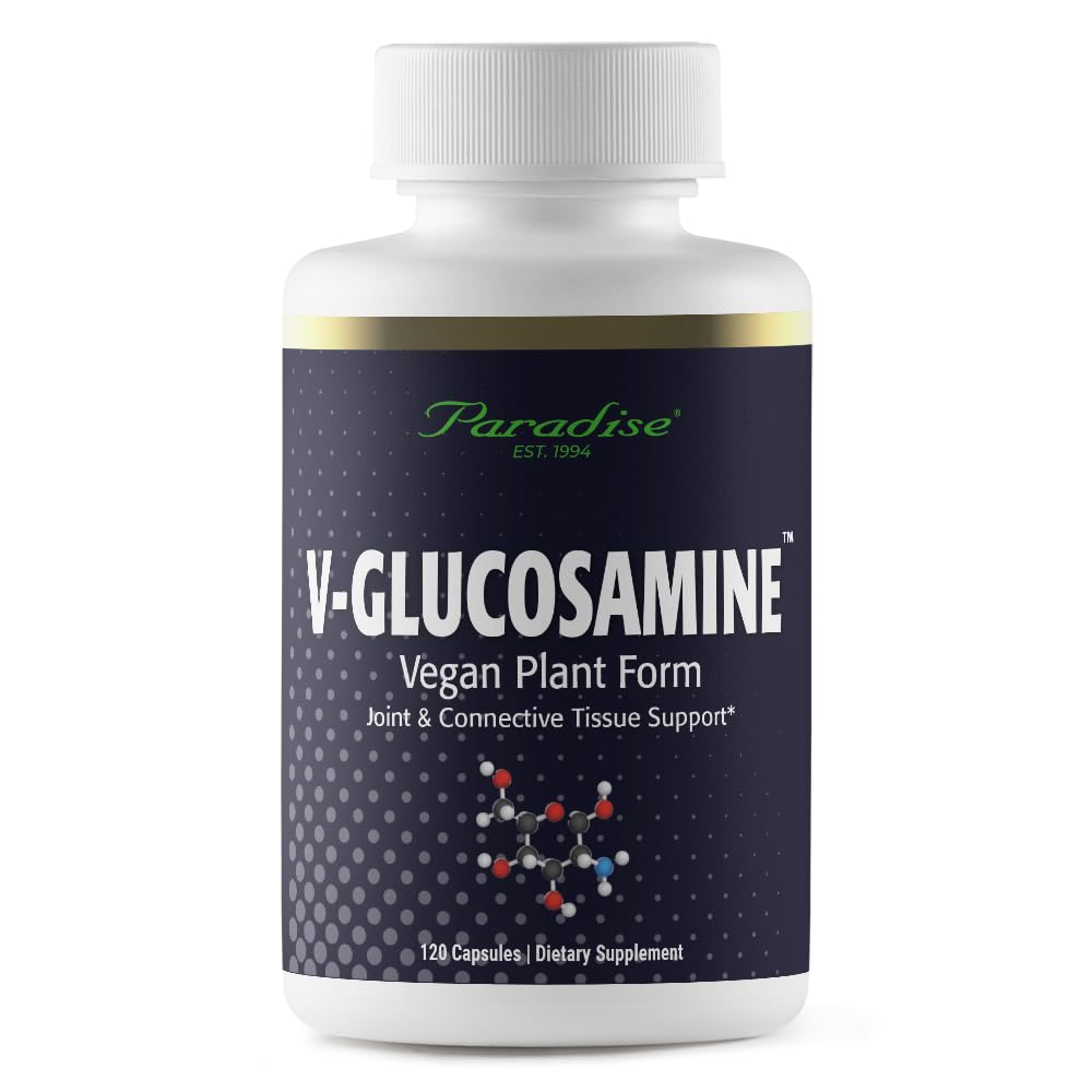 Paradise Herbs V-Glucosamine Vegan Capsules - 120 Count