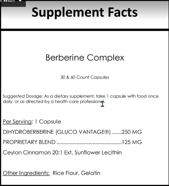 Natural Creations Berberine Complex - 60 Capsules - image 2