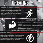 ALFA VITAMINS Maximum Creatine Monohydrate 1200 mg - 100 Capsules - image 4