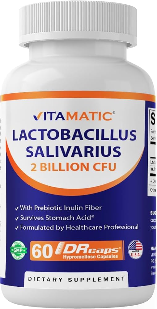 Vitamatic Lactobacillus Salivarius 2 Billion per DR Capsule - 60