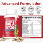 Health Plus Super Colon Cleanse Night Formula Sleep Capsules - 60 Count - image 2