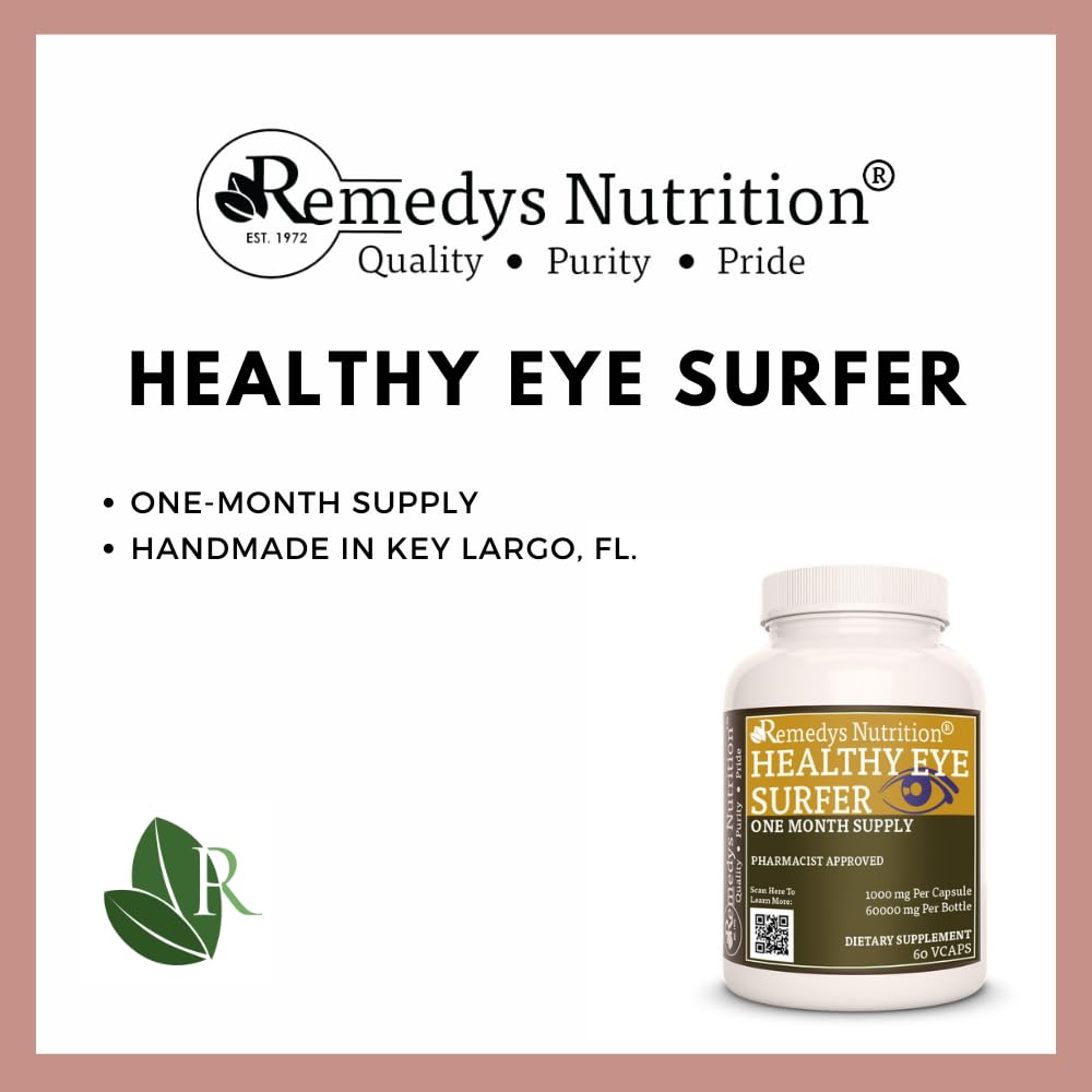Remedy's Nutrition Healthy Eye Surfer Herbal Blend - 60 Vegan Capsules - image 3