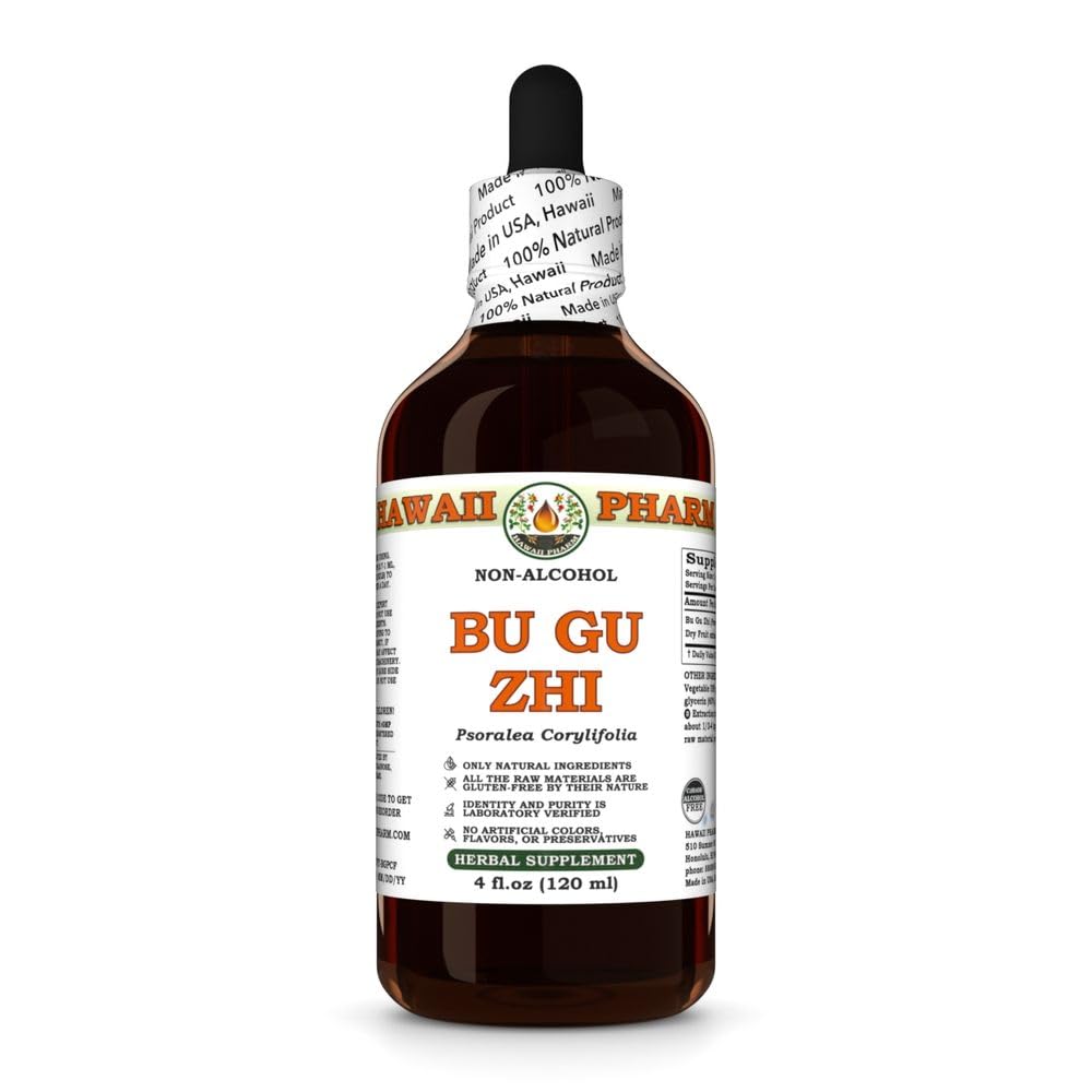 Hawaii Pharm Bu Gu Zhi (Psoralea corylifolia) Fruit Alcohol-Free
