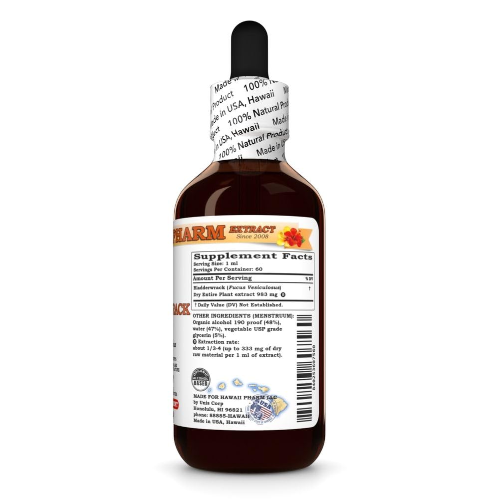 Hawaii Pharm Bladderwrack (Fucus vesiculosus) Whole Plant Liquid