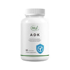 HUJ ADK Supplement Calcium with Vitamins D3 and K2 - 60 Capsules