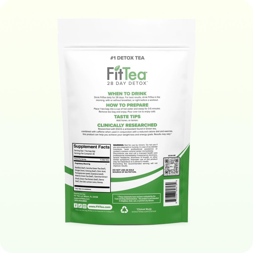 FitTea The ORIGINAL Fit Tea 28 Day Detox Tea - Detox Cleanse Tea - image 5