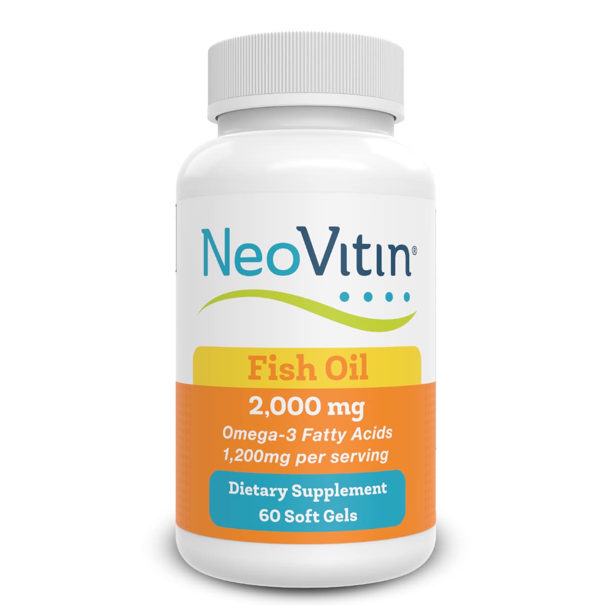 NeoVitin Omega-3 Fish Oil Supplement - 60 Softgels