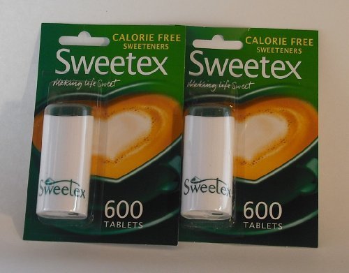 Sweetex Sweeteners - 2 x 600 Tablets