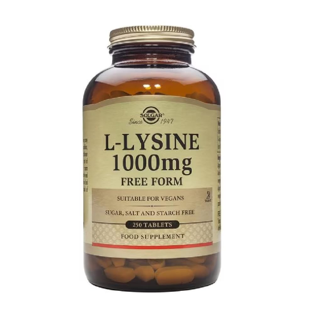 Solgar L-Lysine 1000mg Tablets