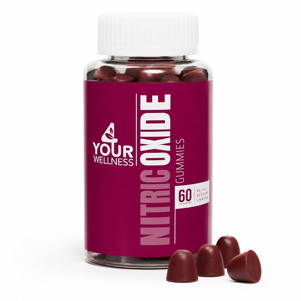 4 Your Wellness Nitric Oxide Gummies Mixed Berry - 60 Count