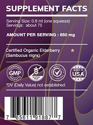 HerbEra Earth's Love Elderberry Herbal Extract Tincture - 2 Fl Oz - image 2