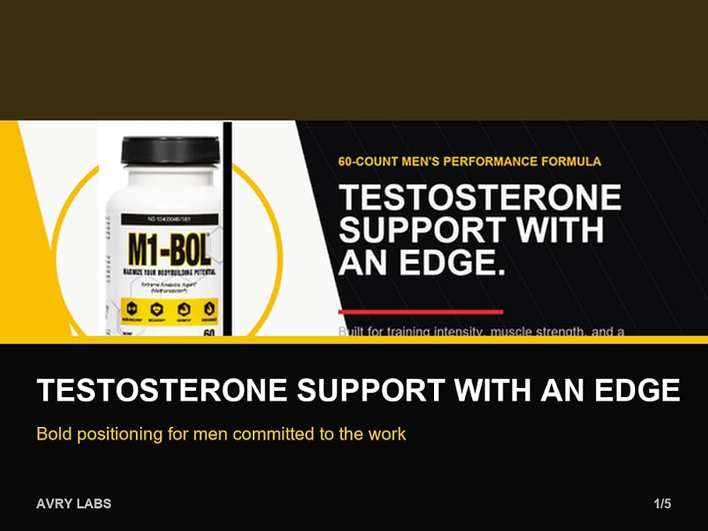 M1-BOL Testosterone Booster with Turkesterone - 60 Capsules - image 2